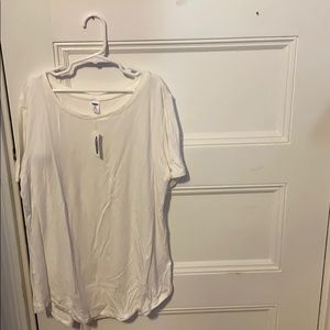 NWT white soft tee